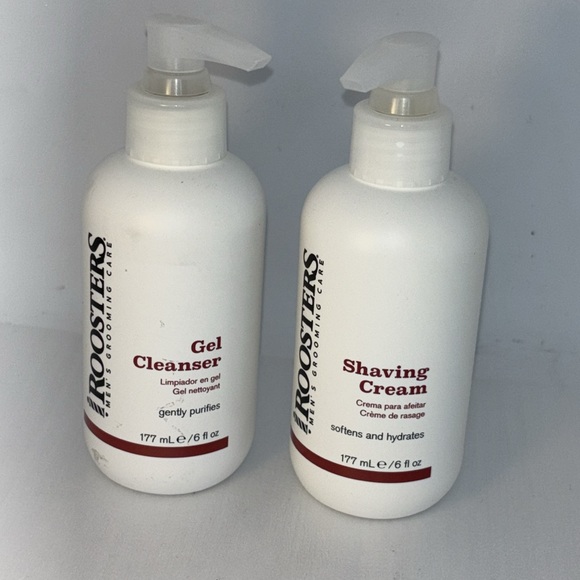 Roosters Shaving Cream and Cleansing gel Set 6 fl oz. - Roosters Men's - Picture 1 of 5